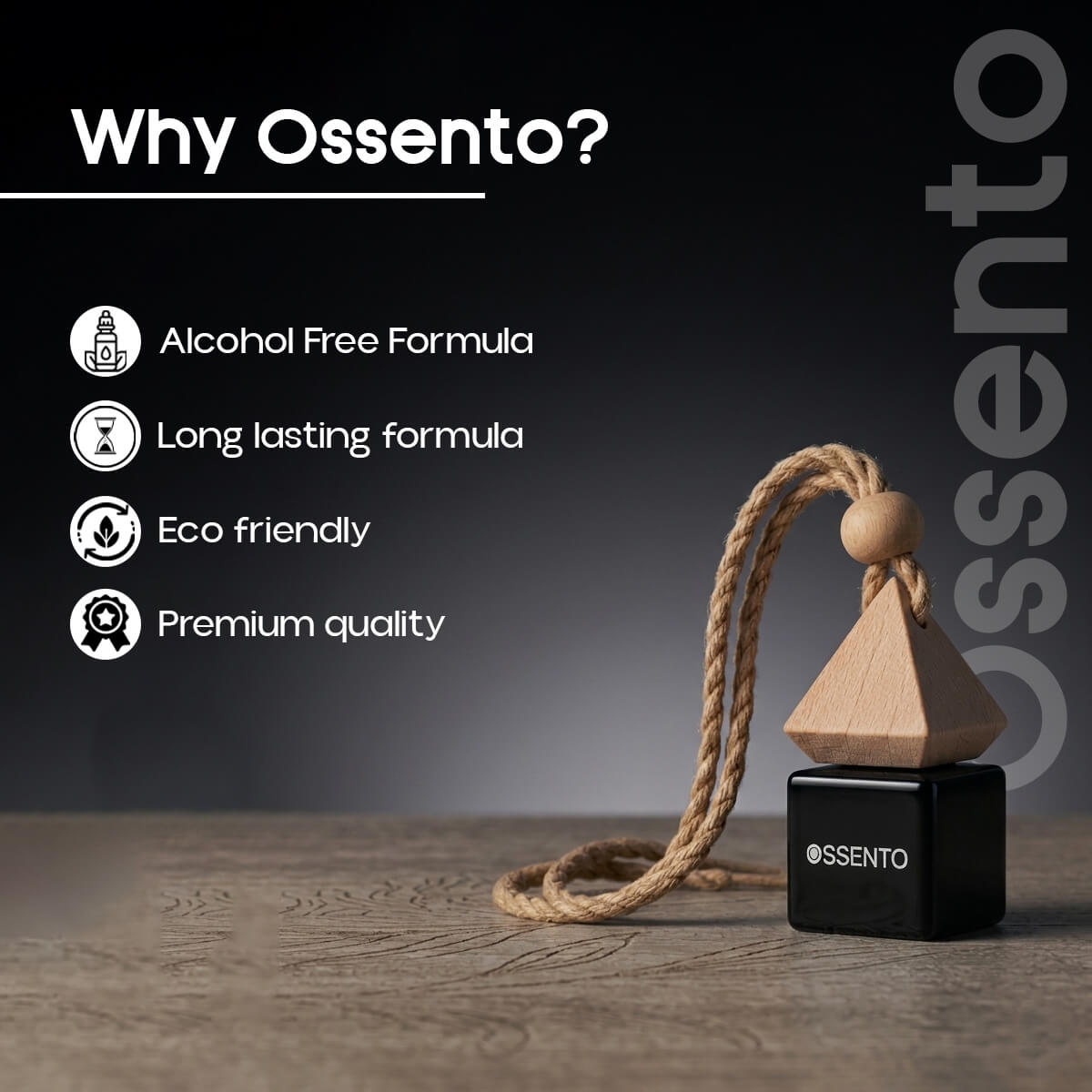Car Hanging Diffuser – Long Lasting Premium Car Fragrance - 10ml