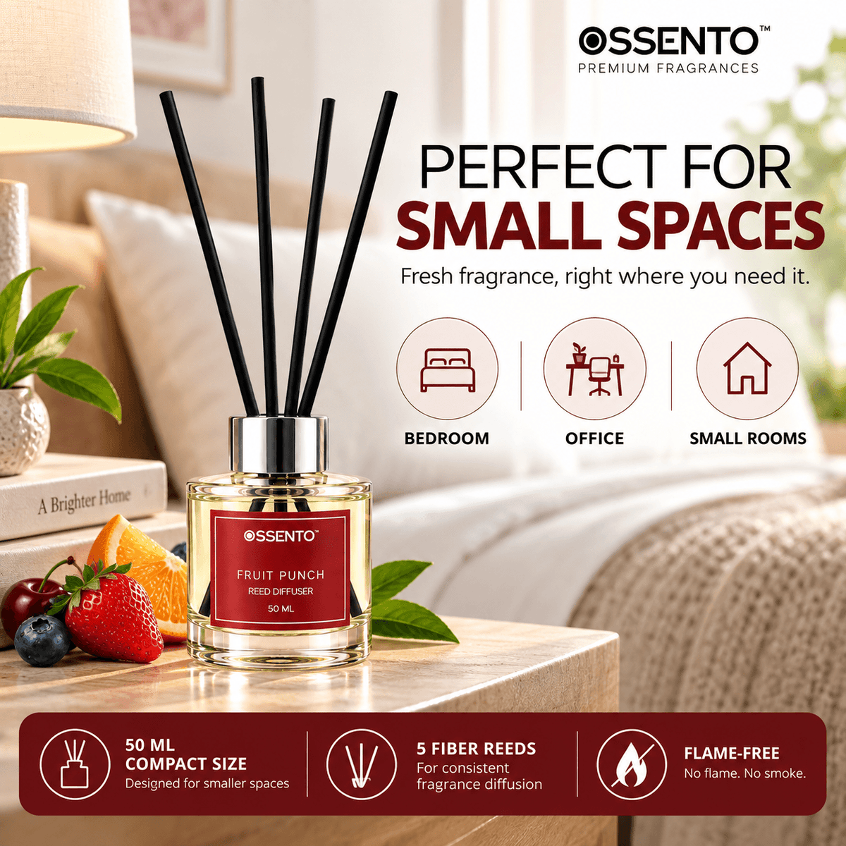 Fruit Punch Reed Diffuser for Home & Office | 50 ml