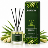 Lemongrass Reed Diffuser for Bathroom & Small Spaces | 30 ml | Long-Lasting Home Fragrance