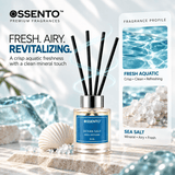 Ocean Salt Reed Diffuser for Bathroom & Small Spaces | 30 ml