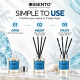 Ocean Salt Reed Diffuser for Bathroom & Small Spaces | 30 ml