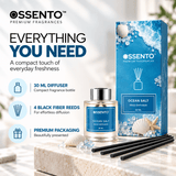 Ocean Salt Reed Diffuser for Bathroom & Small Spaces | 30 ml
