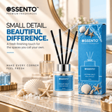 Ocean Salt Reed Diffuser for Bathroom & Small Spaces | 30 ml