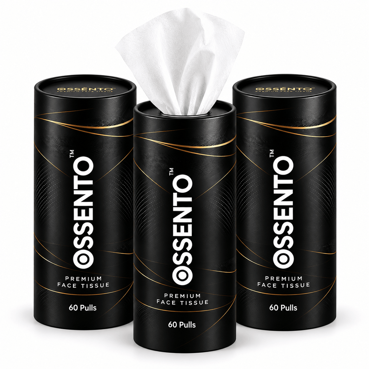 Cylindrical Car Tissue | Premium Soft & Absorbent Dry Tissues | Pack Of 2