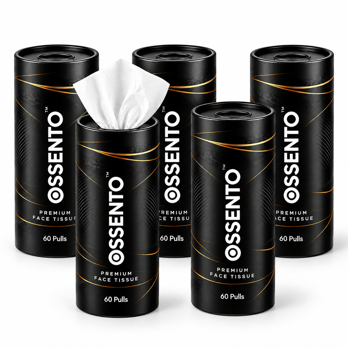 Cylindrical Car Tissue | Premium Soft & Absorbent Dry Tissues | Pack Of 2